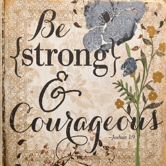 Be Strong and Courageous Wall Art 1003260001 NEW - Picture 3 of 3